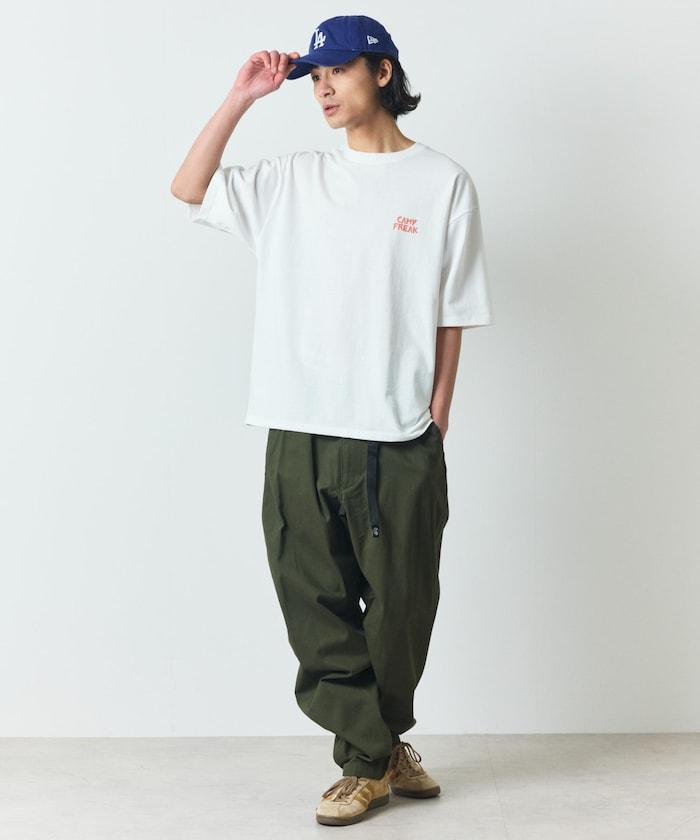 舒適版後背印花圓領T恤 / 野營男士