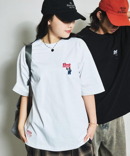 BEN DAVIS×FREAK'S STORE 聯名 大尺寸 印花圖案 圓領 T恤