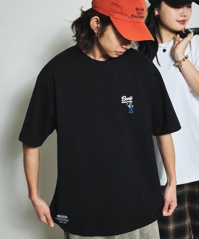 BEN DAVIS×FREAK'S STORE 聯名 大尺寸 印花圖案 圓領 T恤