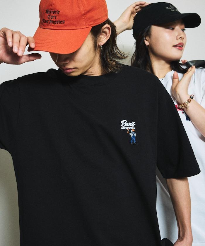 BEN DAVIS×FREAK'S STORE 聯名 大尺寸 印花圖案 圓領 T恤