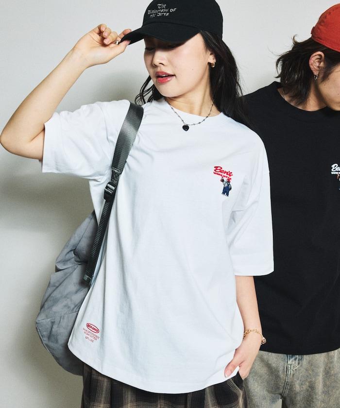 BEN DAVIS×FREAK'S STORE 聯名 大尺寸 印花圖案 圓領 T恤