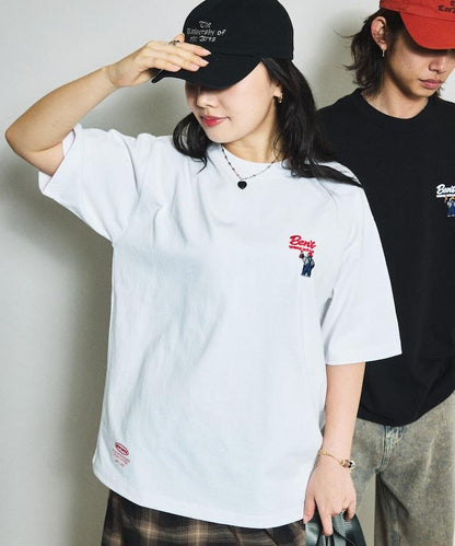 BEN DAVIS×FREAK'S STORE 聯名 大尺寸 印花圖案 圓領 T恤