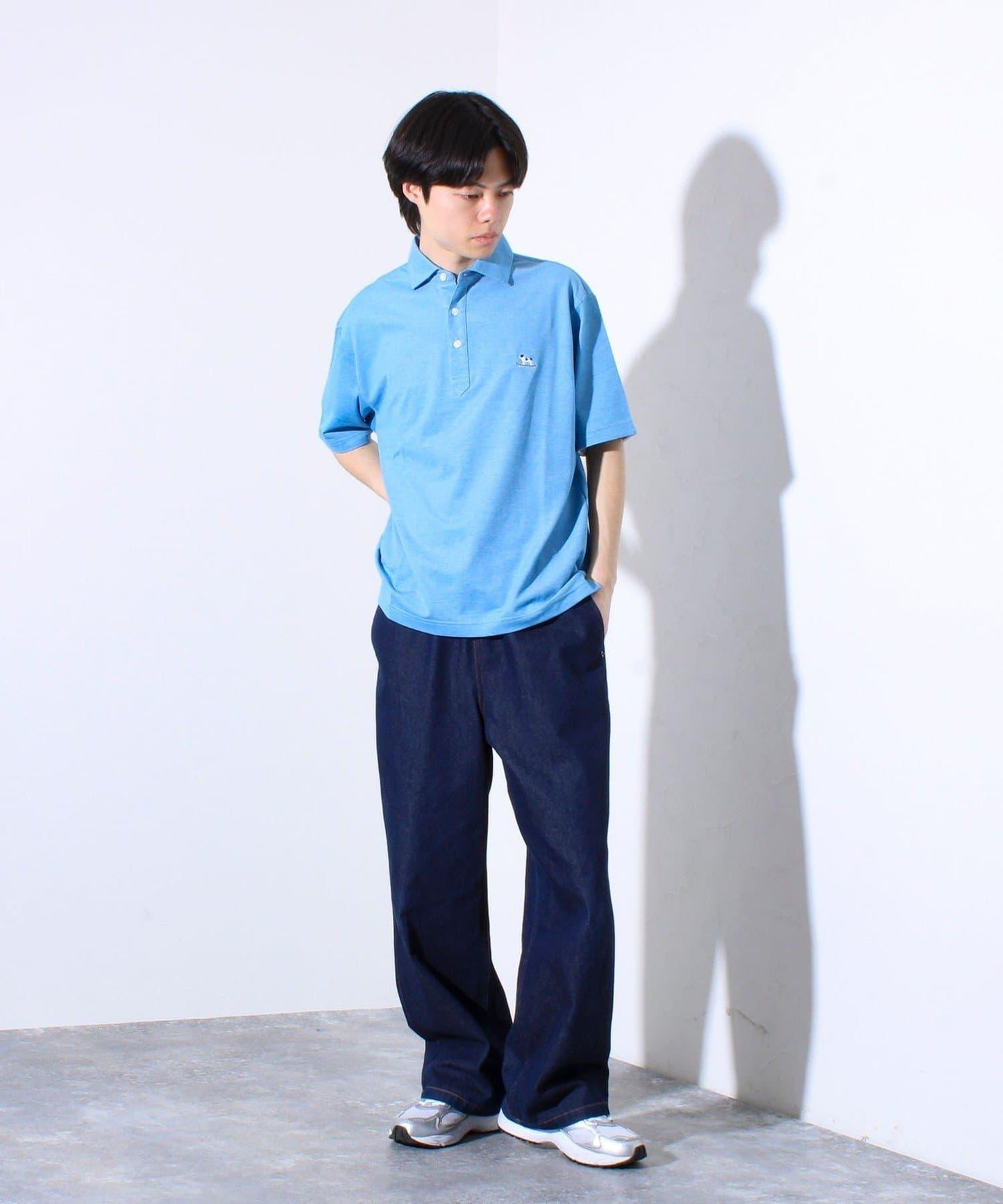 【GLOSTER/格洛斯特】法國鬥牛犬刺繡 爸爸款Polo衫