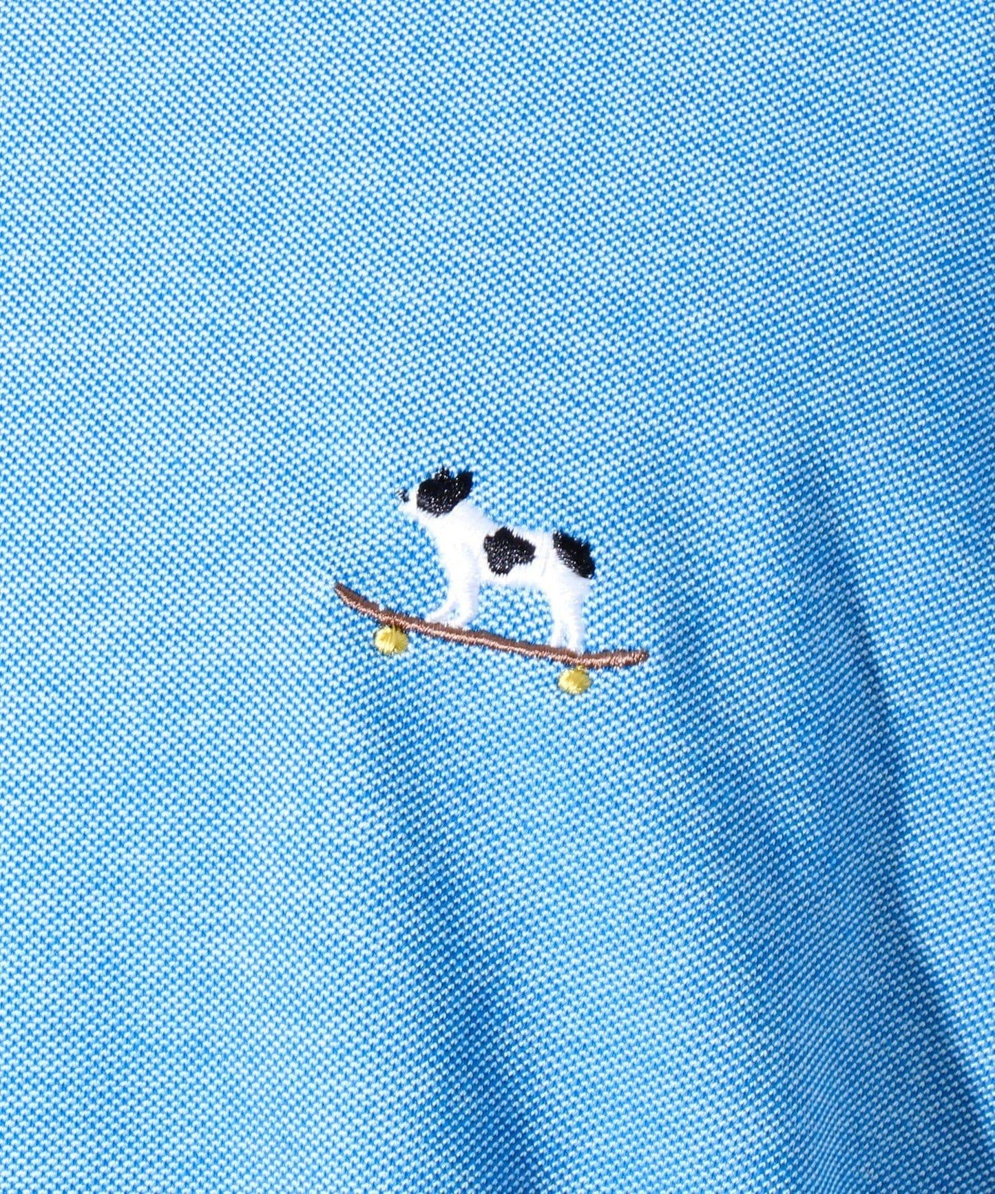 【GLOSTER/格洛斯特】法國鬥牛犬刺繡 爸爸款Polo衫
