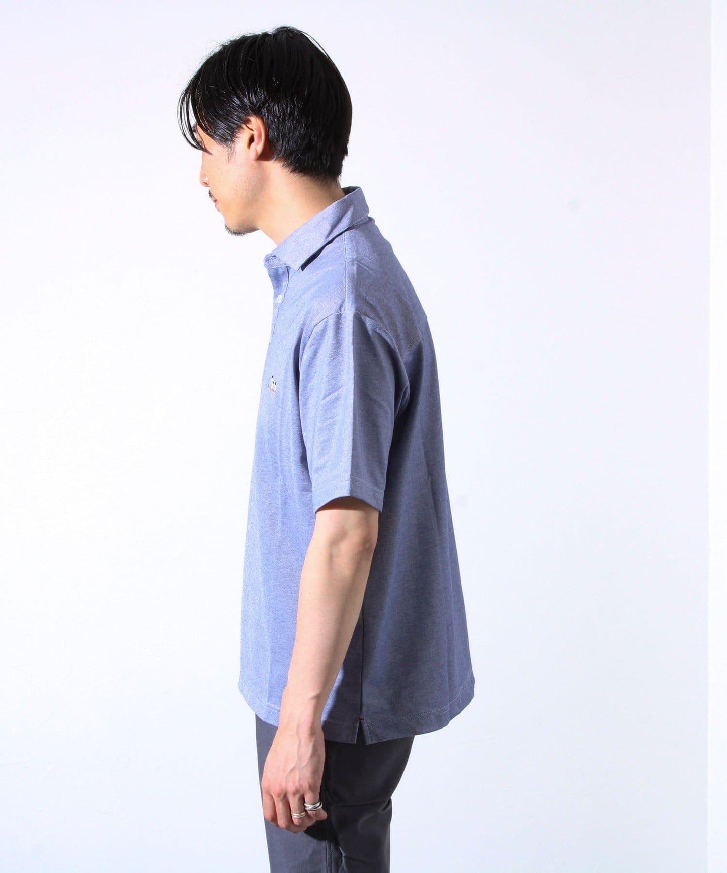 【GLOSTER/格洛斯特】法國鬥牛犬刺繡 爸爸款Polo衫