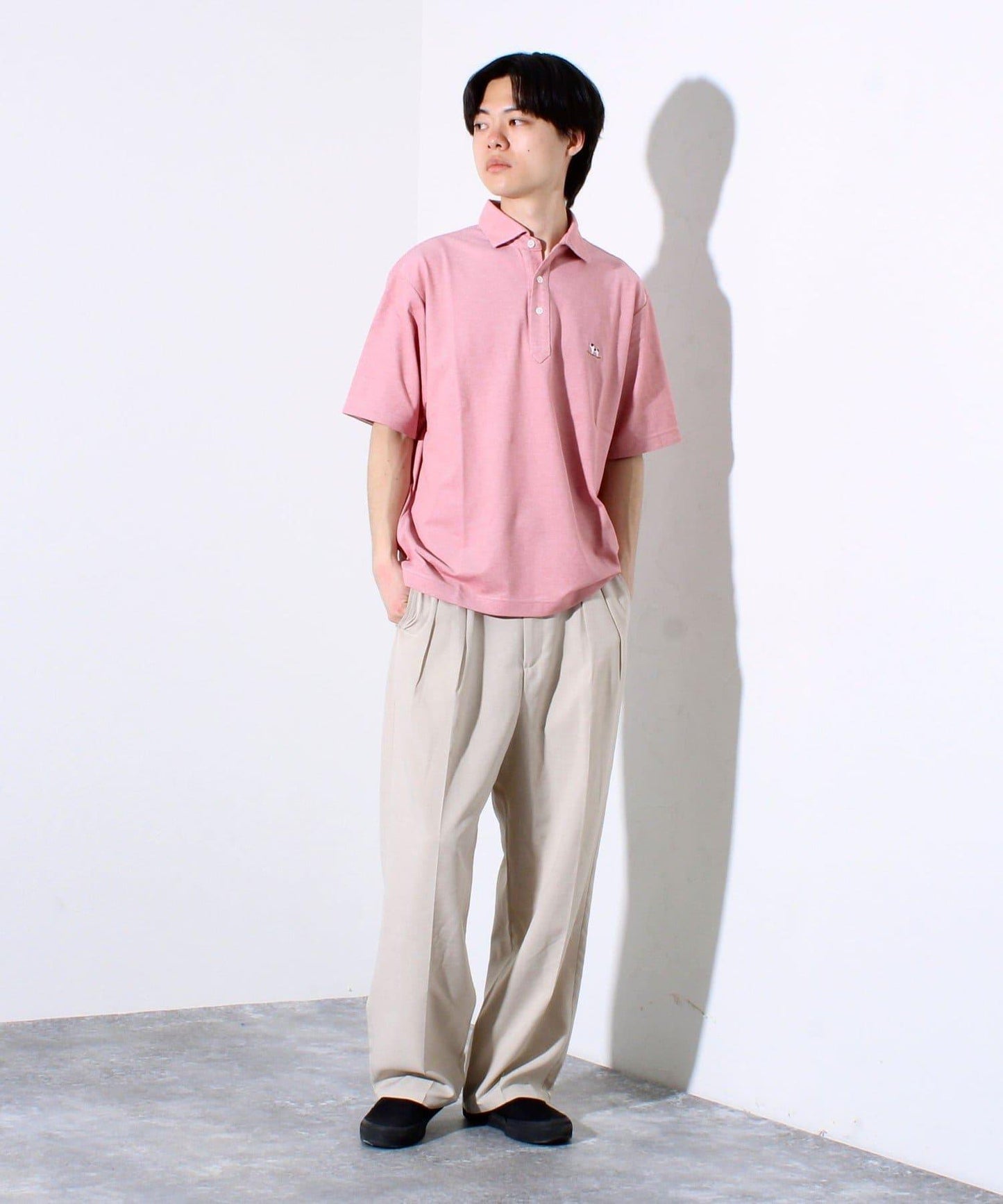 【GLOSTER/格洛斯特】法國鬥牛犬刺繡 爸爸款Polo衫