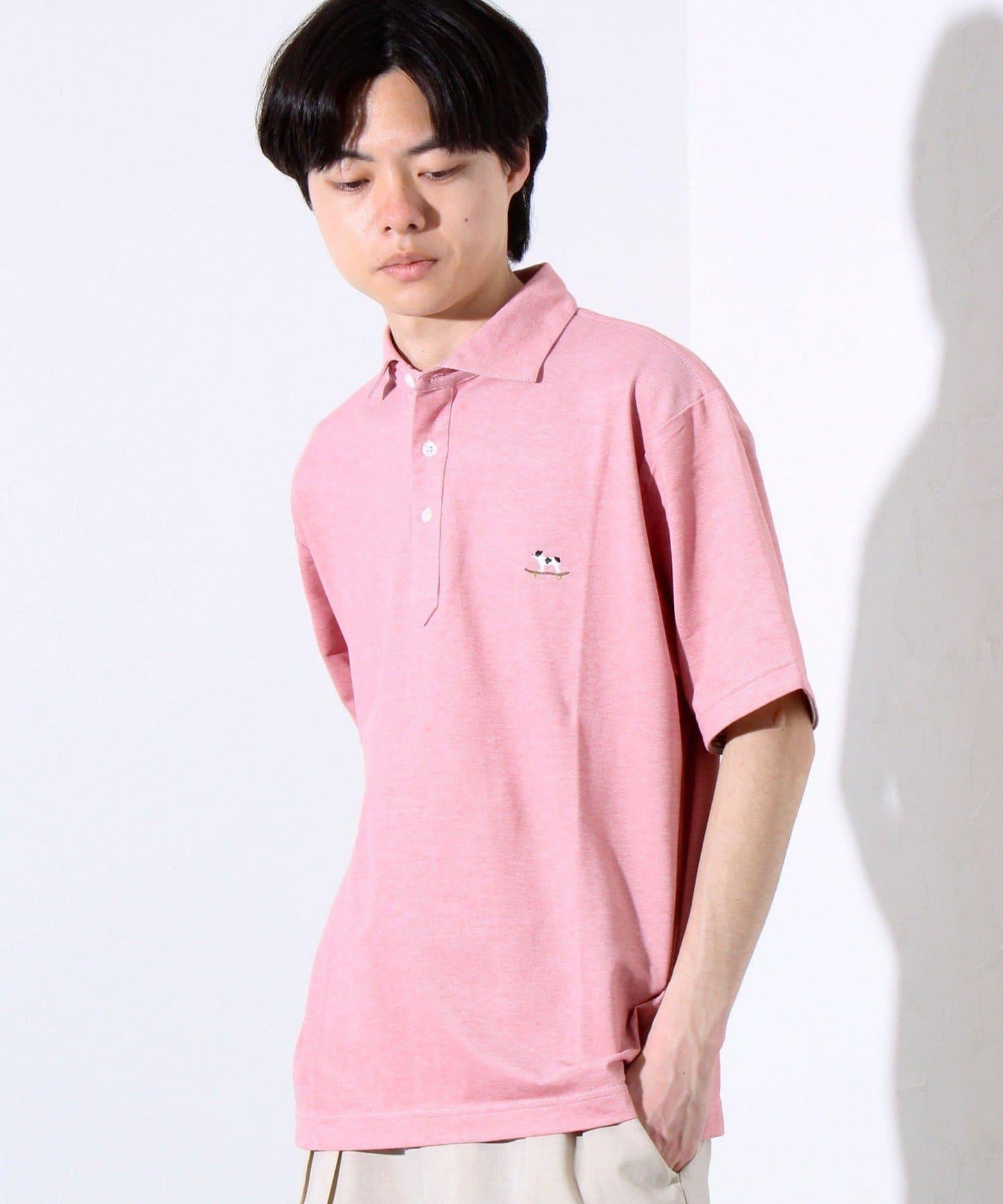 【GLOSTER/格洛斯特】法國鬥牛犬刺繡 爸爸款Polo衫