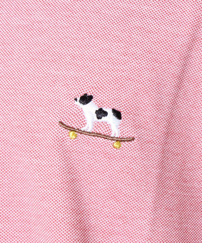 【GLOSTER/格洛斯特】法國鬥牛犬刺繡 爸爸款Polo衫