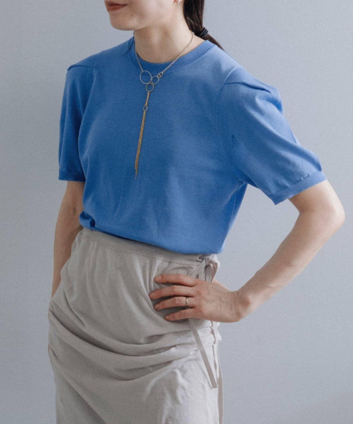 舒適夏季針織T恤