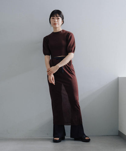 舒適夏季針織裙