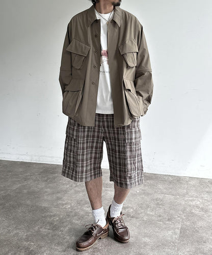 格紋運動短褲