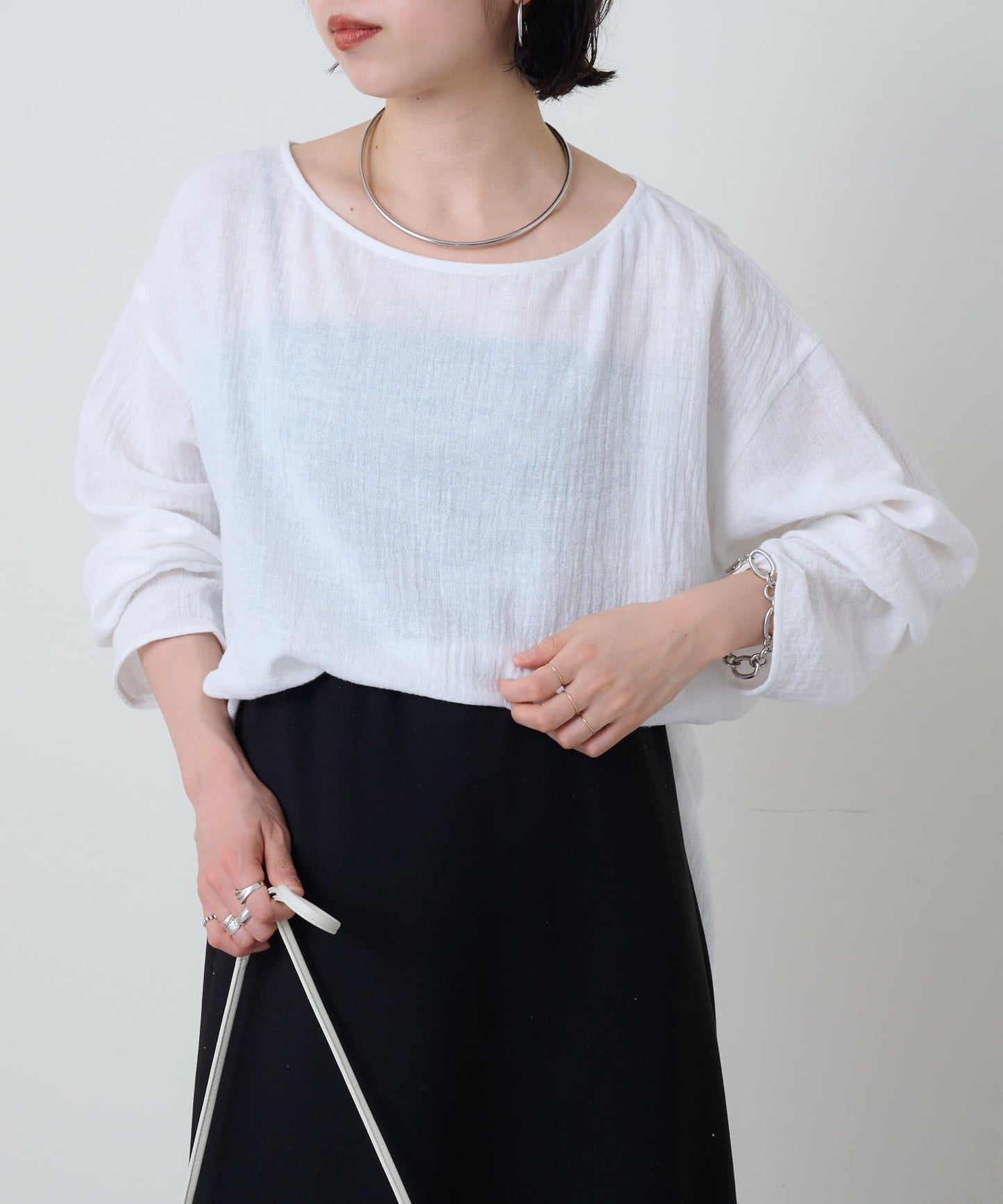 亞麻催化T恤衫