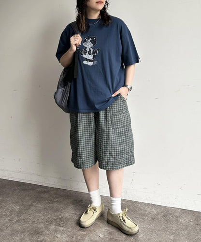 格紋運動短褲