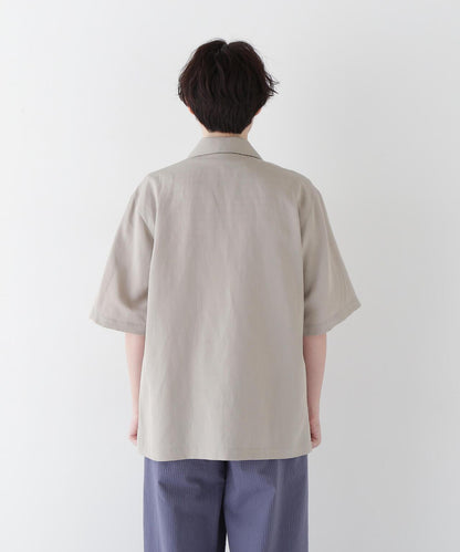 R/C麻光面格紋夾克