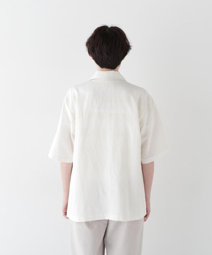 R/C麻光面格紋夾克