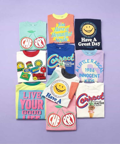 標誌圖案多樣化T恤