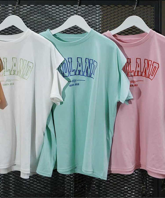 【冰感觸覺】MIDLAND露肩寬鬆T恤