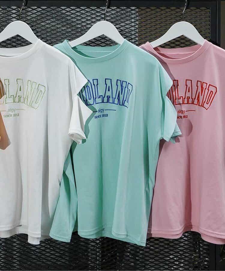 【冰感觸覺】MIDLAND露肩寬鬆T恤