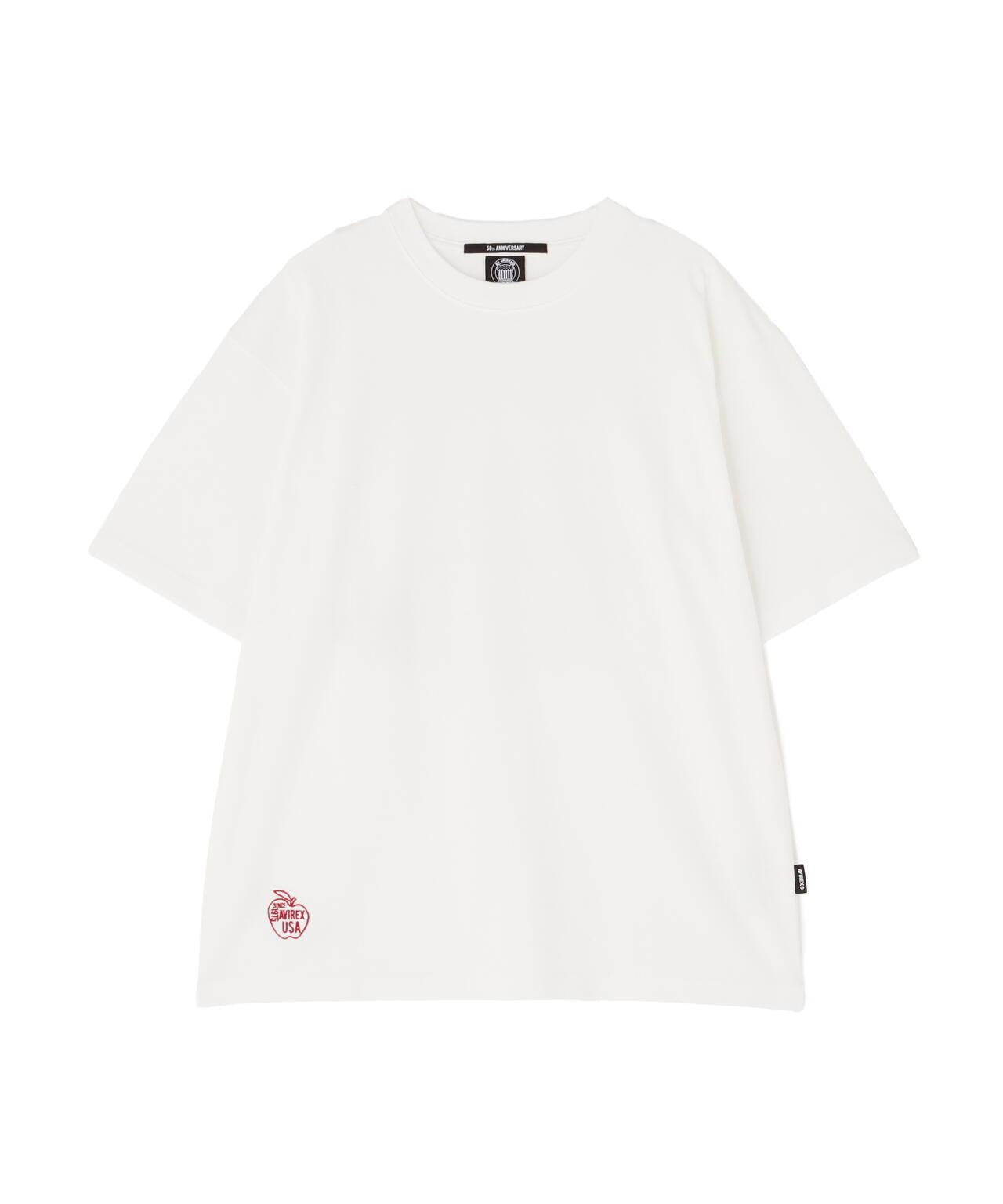 BIG APPLE T-SHIRT / 大蘋果半袖T恤 / AVIREX / 阿維雷克斯