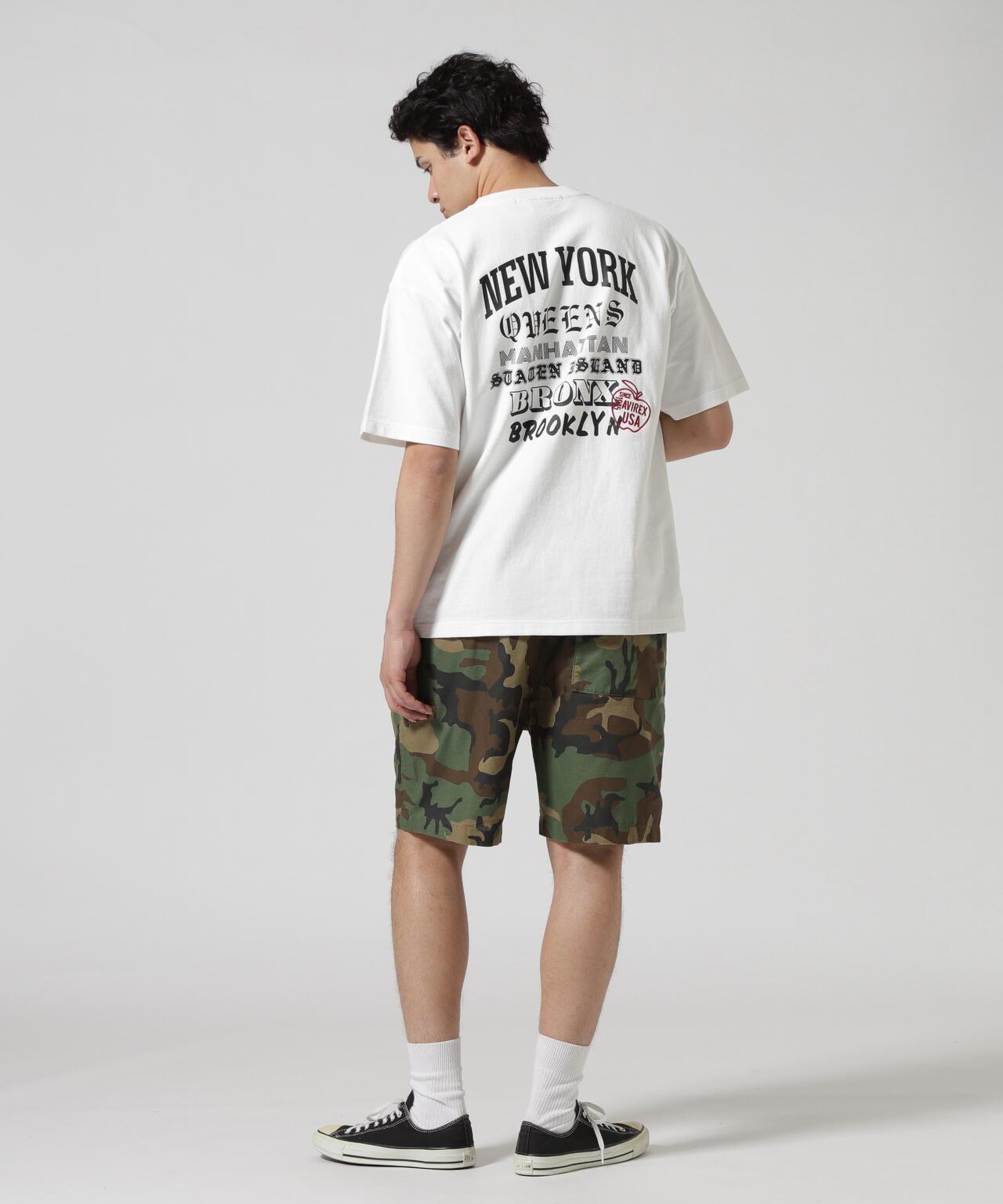 BIG APPLE T-SHIRT / 大蘋果半袖T恤 / AVIREX / 阿維雷克斯