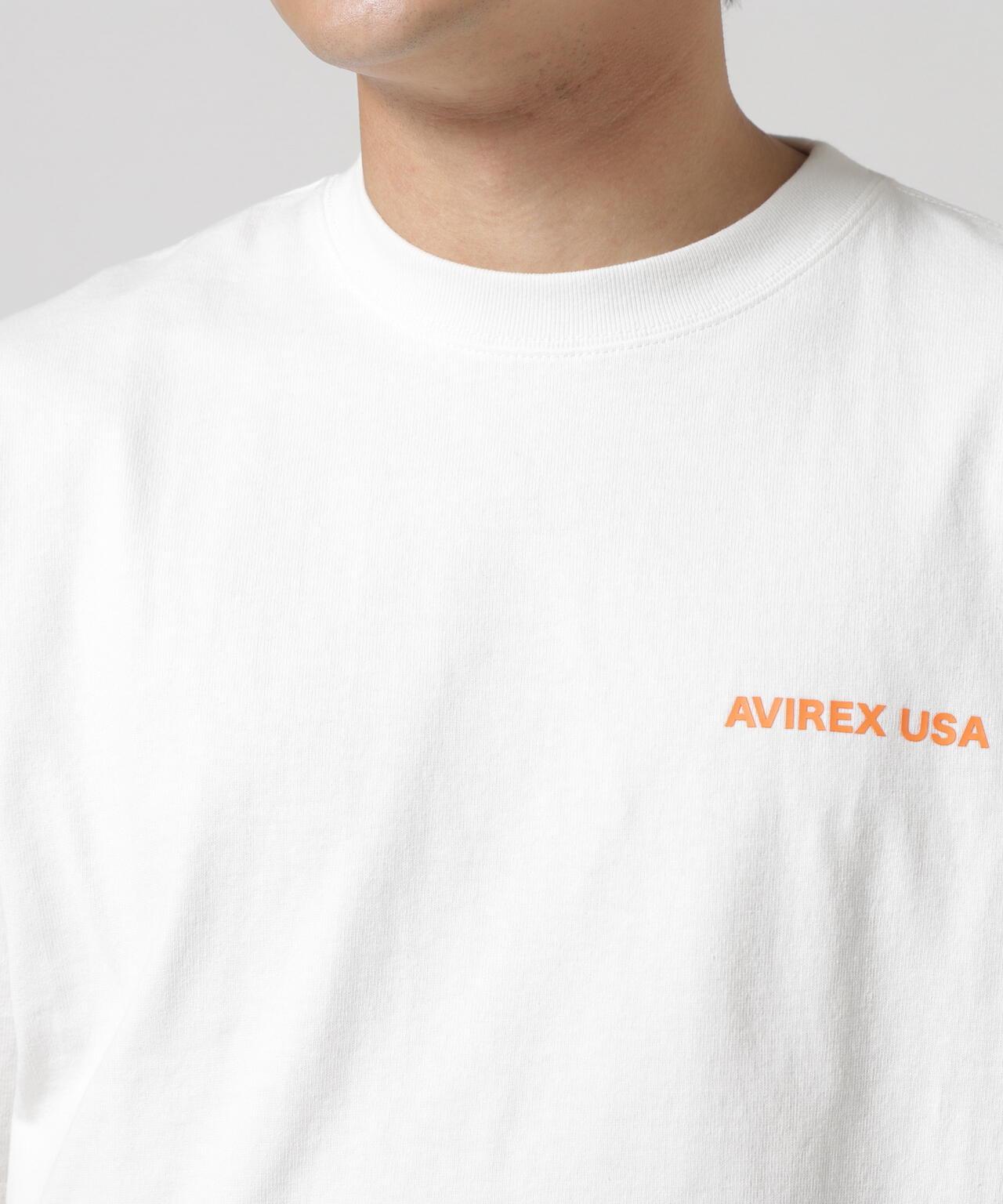 CIRCLE LOGO T恤 "皇后大橋" / 圓形標誌 短袖T恤 / AVIREX / 阿維雷克斯