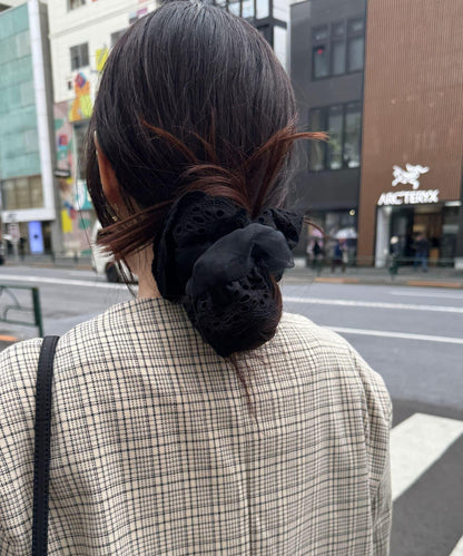 【IRIE精選】蕾絲蓬蓬頭繩