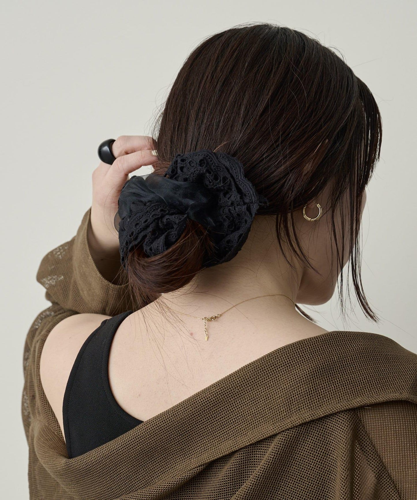 【IRIE精選】蕾絲蓬蓬頭繩