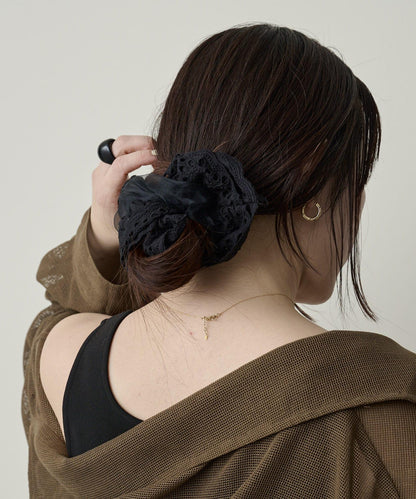 【IRIE精選】蕾絲蓬蓬頭繩