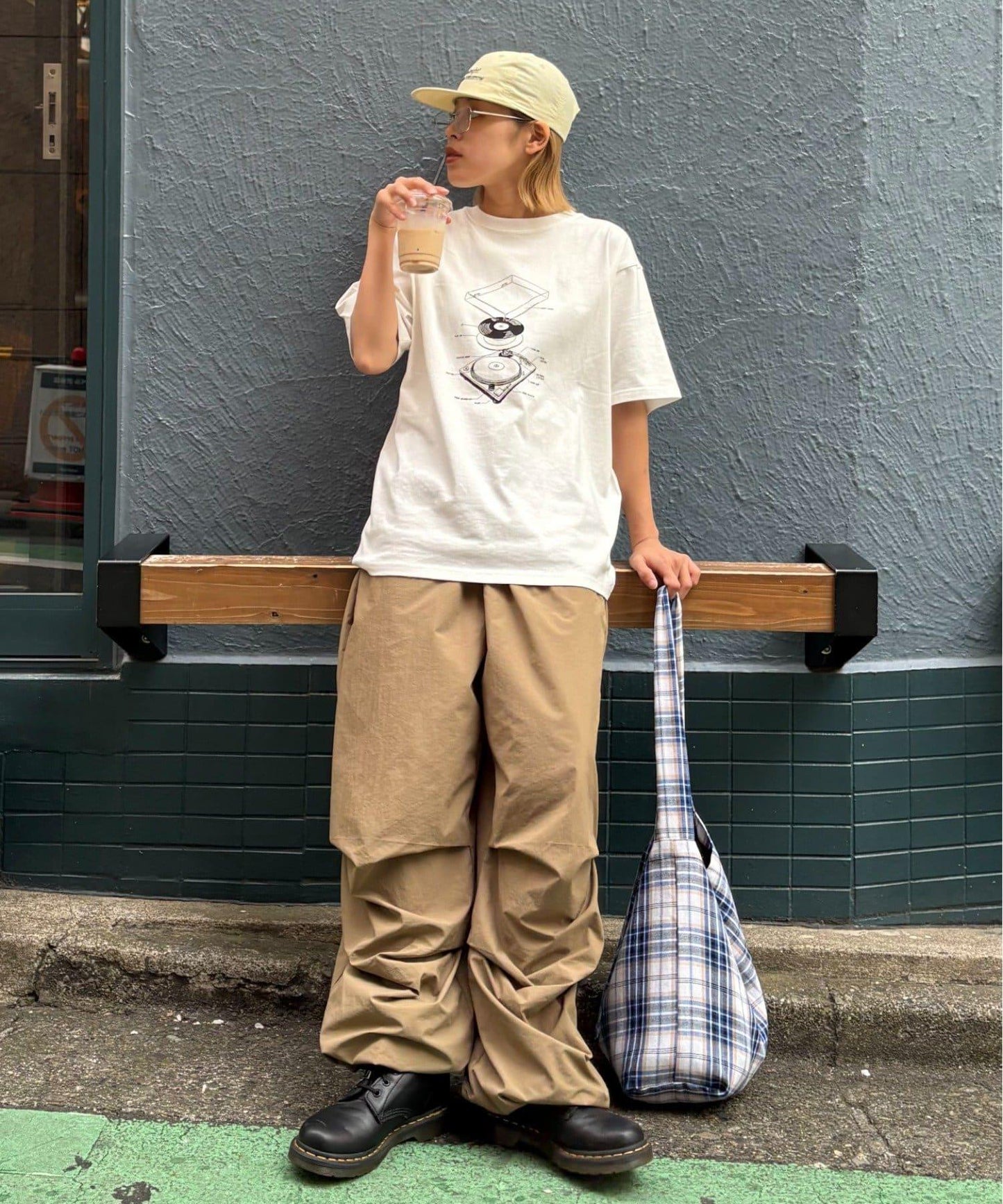 【男女通用】唱片印花T恤