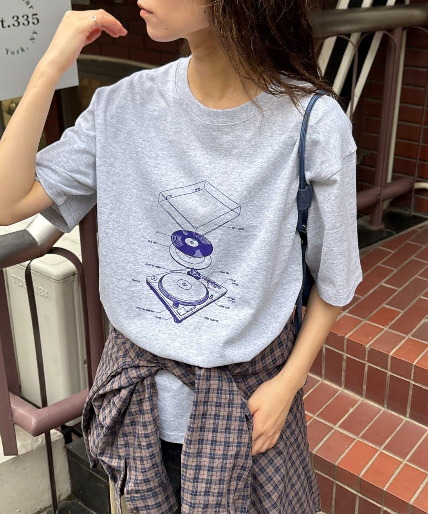 【男女通用】唱片印花T恤