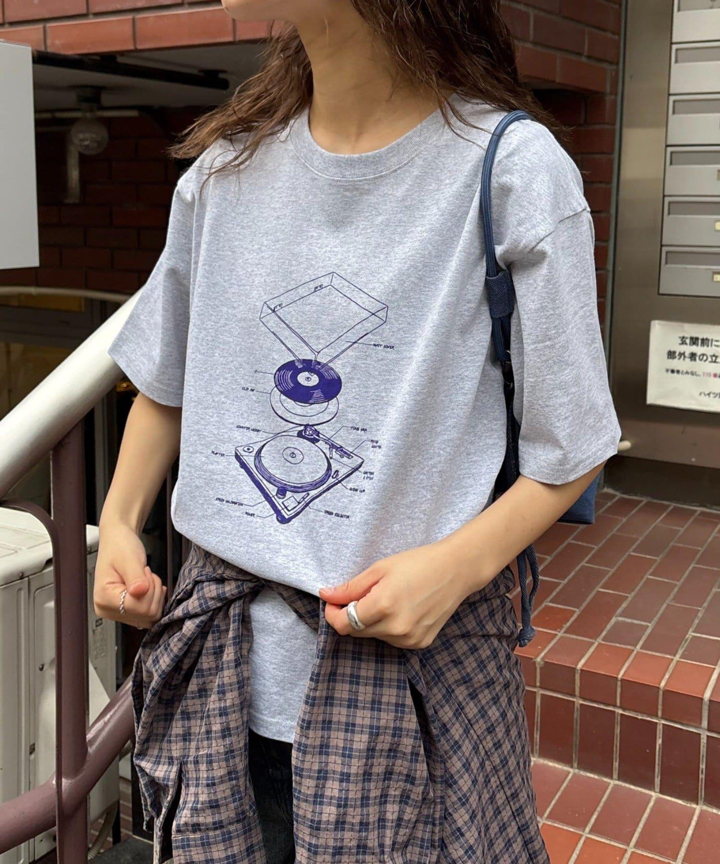 【男女通用】唱片印花T恤