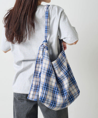 【男女通用】格紋肩揹包