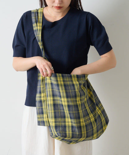 【男女通用】格紋肩揹包