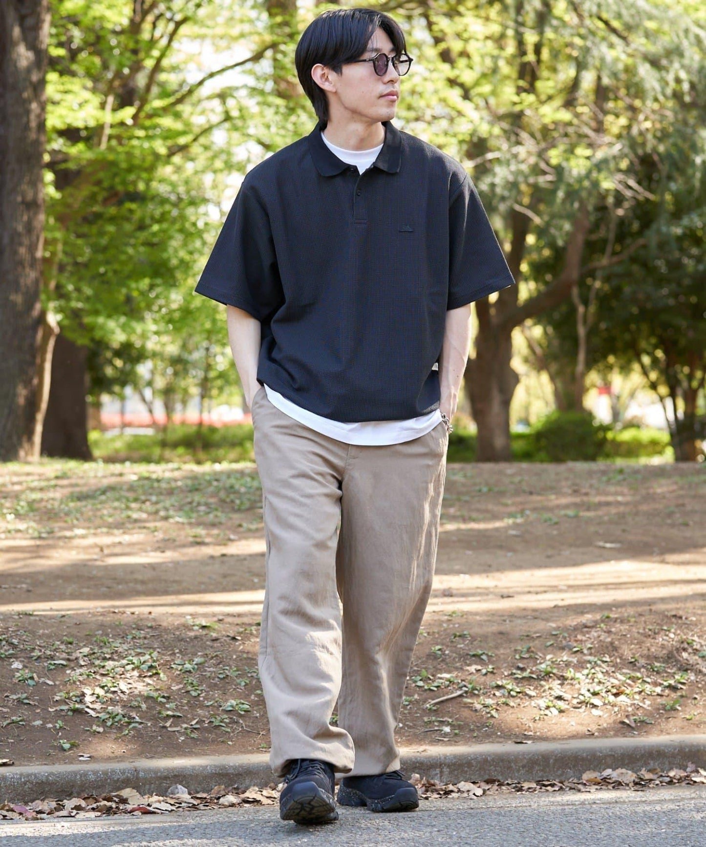 【Franklin Climbing】華夫格紋Polo衫