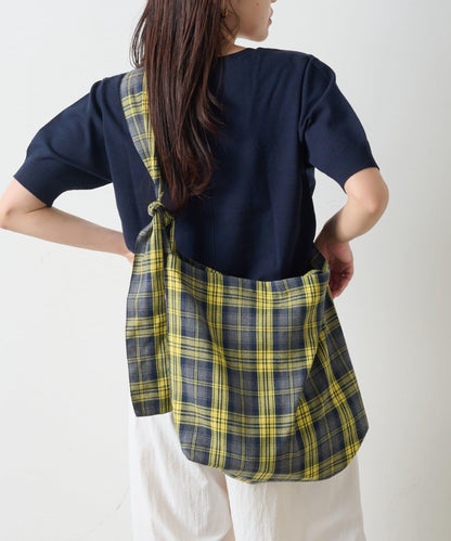 【男女通用】格紋肩揹包