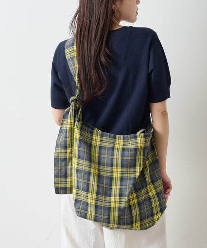 【男女通用】格紋肩揹包