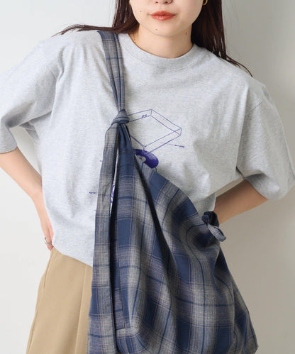 【男女通用】格紋肩揹包