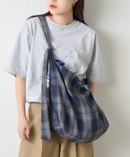 【男女通用】格紋肩揹包
