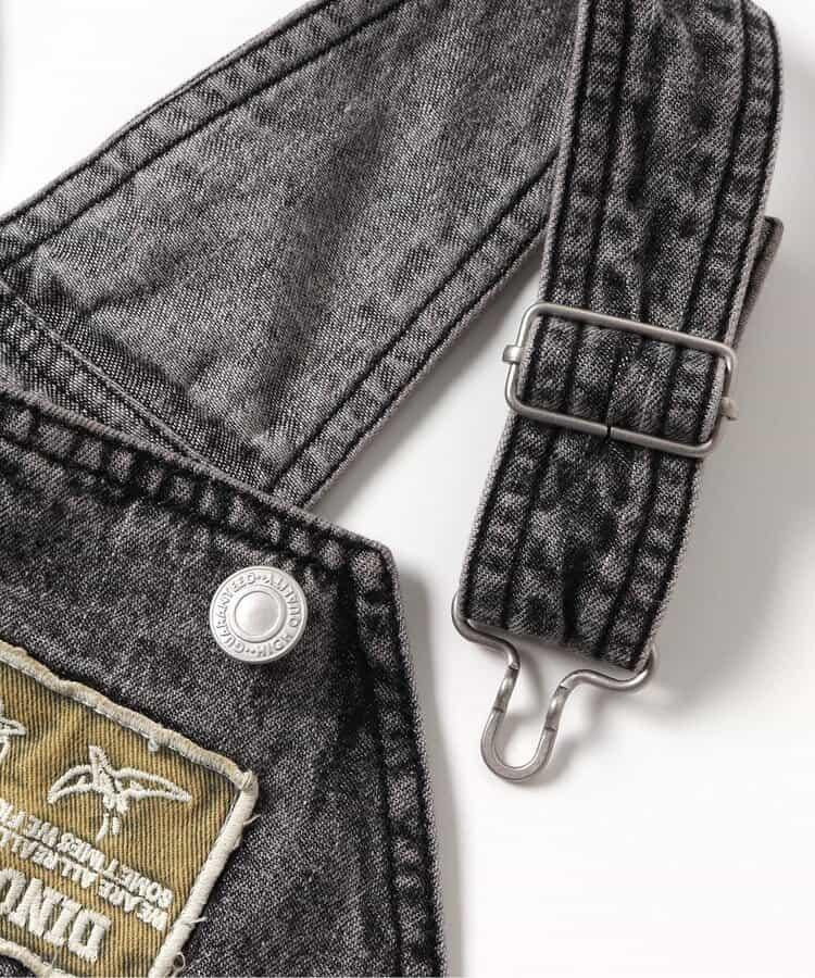 恐龍刺繡揹帶褲