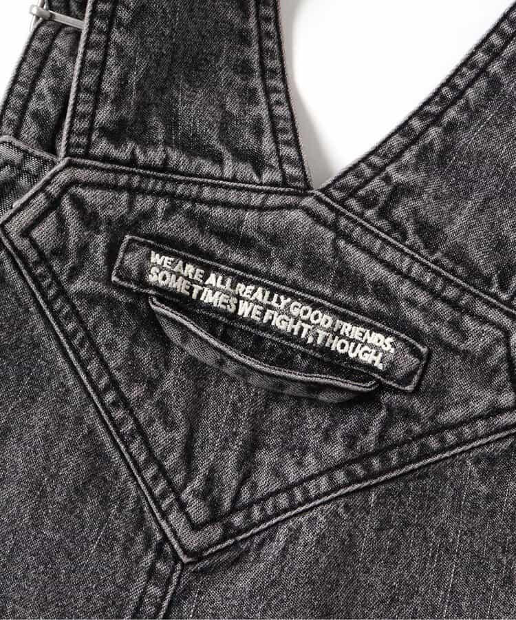 恐龍刺繡揹帶褲