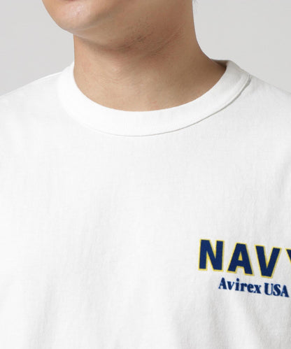 MILITARY ACADEMY 半袖T恤 "美國海軍" / AVIREX / 阿維雷克斯