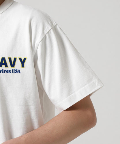 MILITARY ACADEMY 半袖T恤 "美國海軍" / AVIREX / 阿維雷克斯