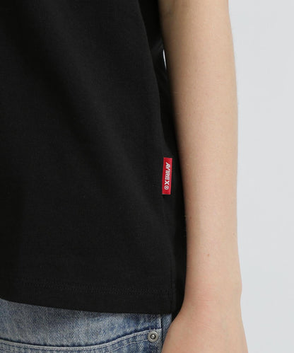 《&DEPOT限定》ONE POINT EMB T-SHIRT"VARSITY LOGO" / 單點刺繡 短袖T恤 街頭標誌