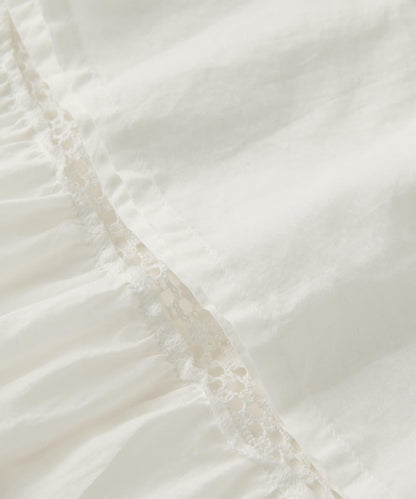 【刺繡華麗】化學蕾絲層疊裙