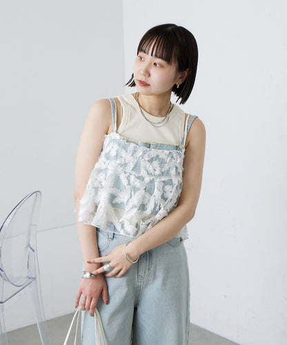 透明蕾絲背心