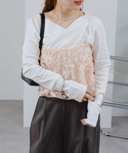 透明蕾絲背心