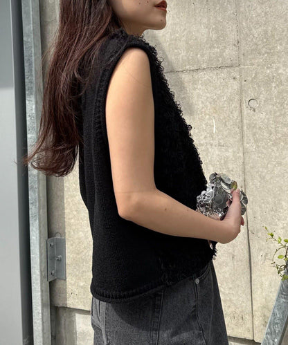流蘇短款馬甲