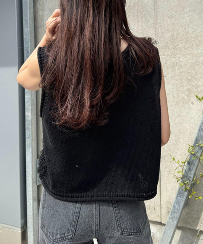 流蘇短款馬甲