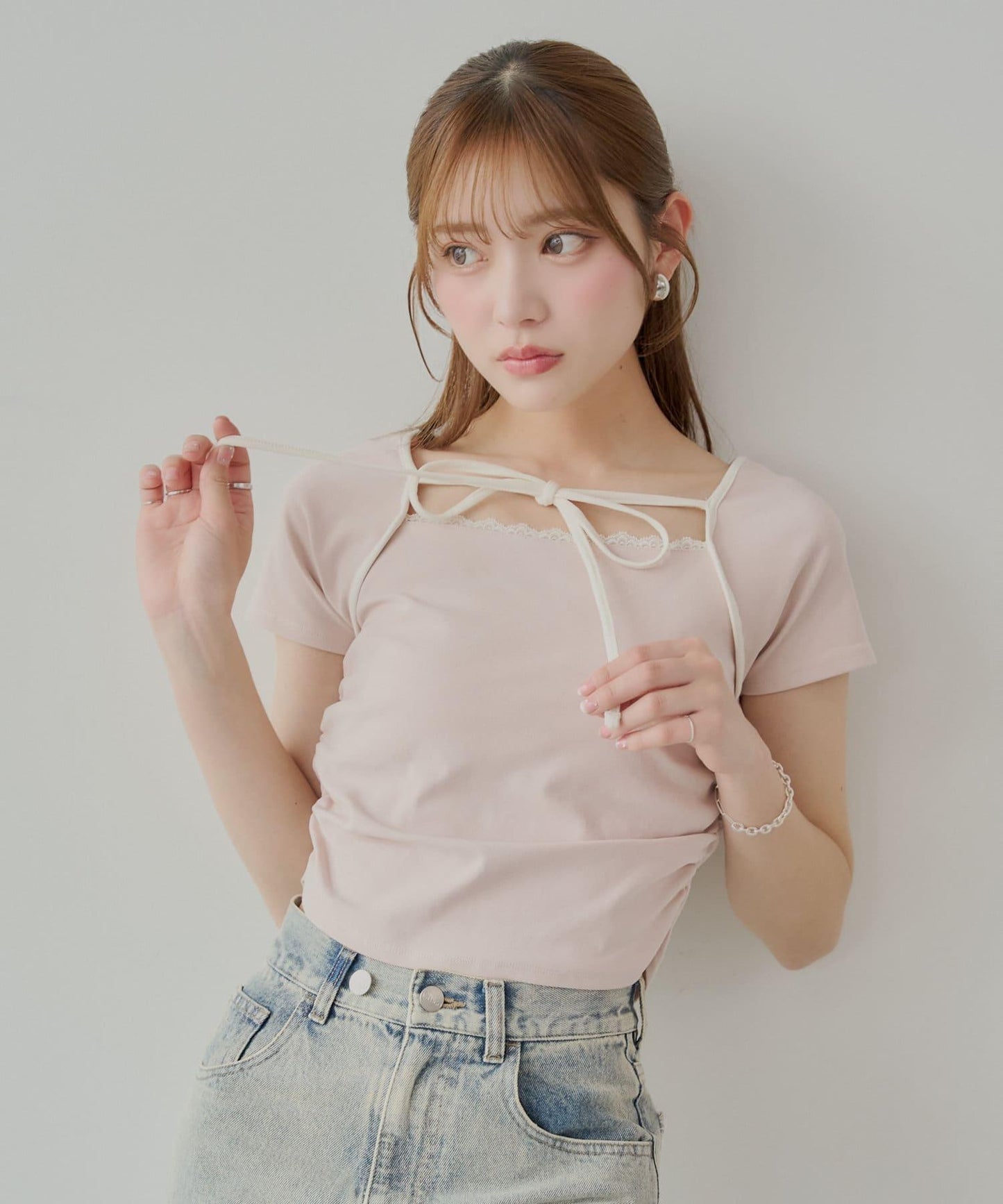 層疊設計法式T-shirt