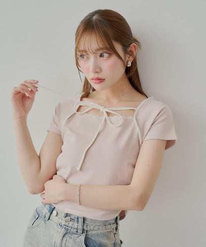 層疊設計法式T-shirt